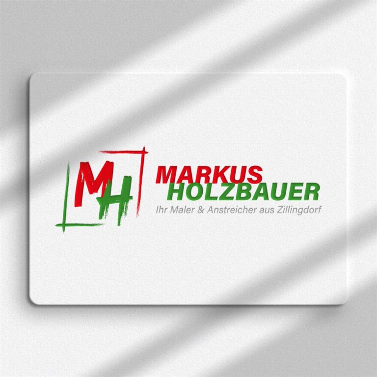 Logo Maler Markus Holzbauer, Logodesign Jenny Horvath