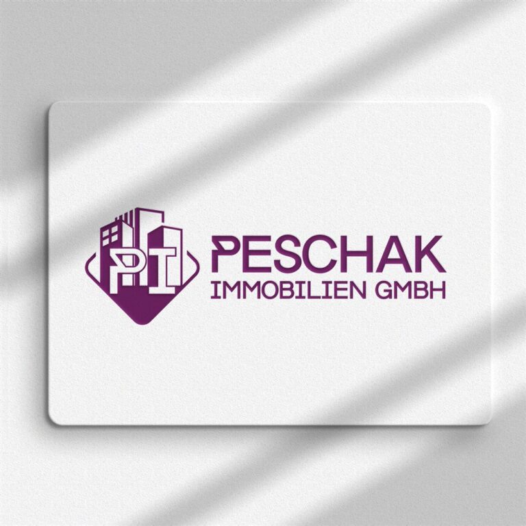 Logo Peschak Immobilien, Logodesign Jenny Horvath