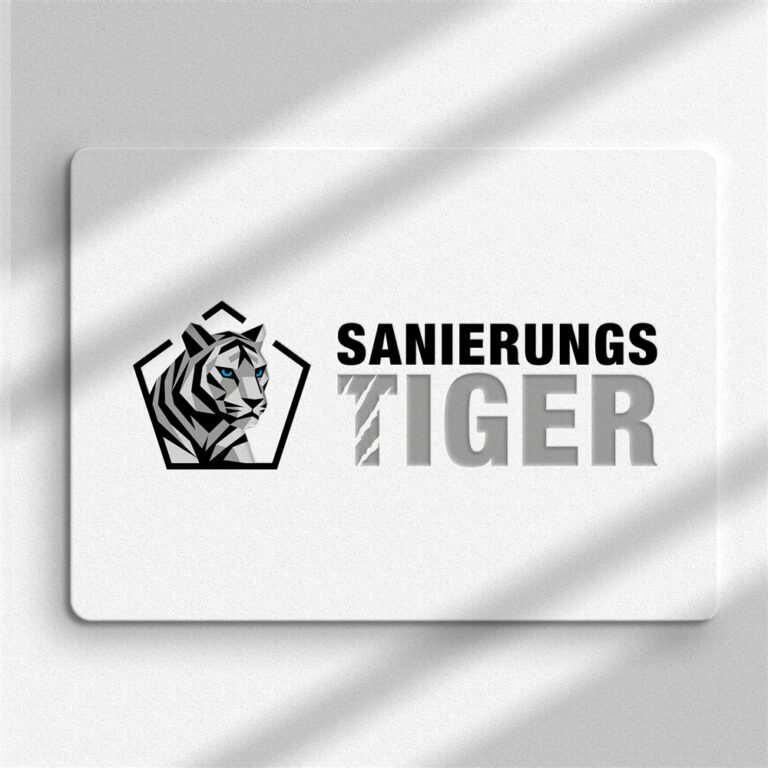 Logo Sanierungstiger, Logodesign Jenny Horvath